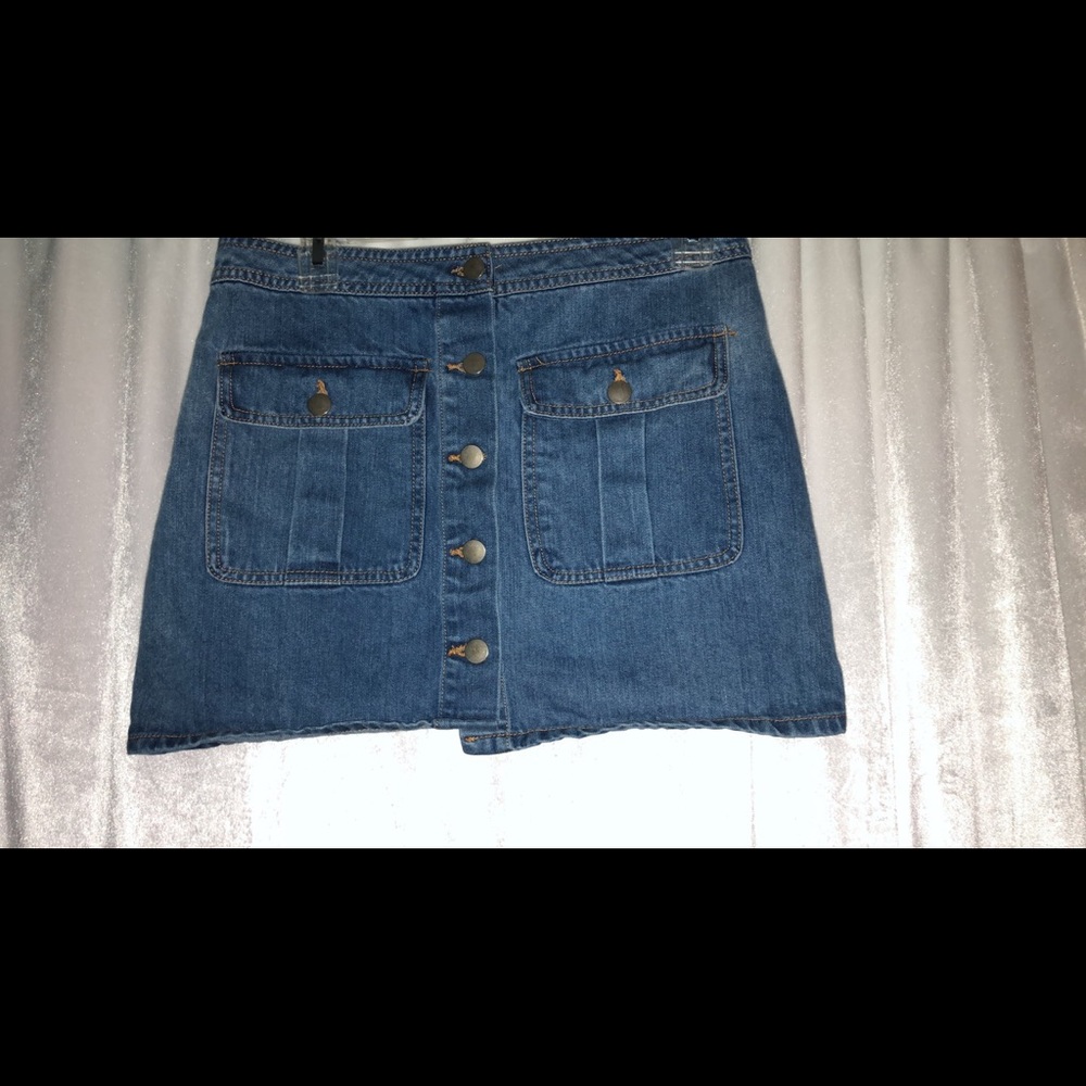 Button up Denim skirt